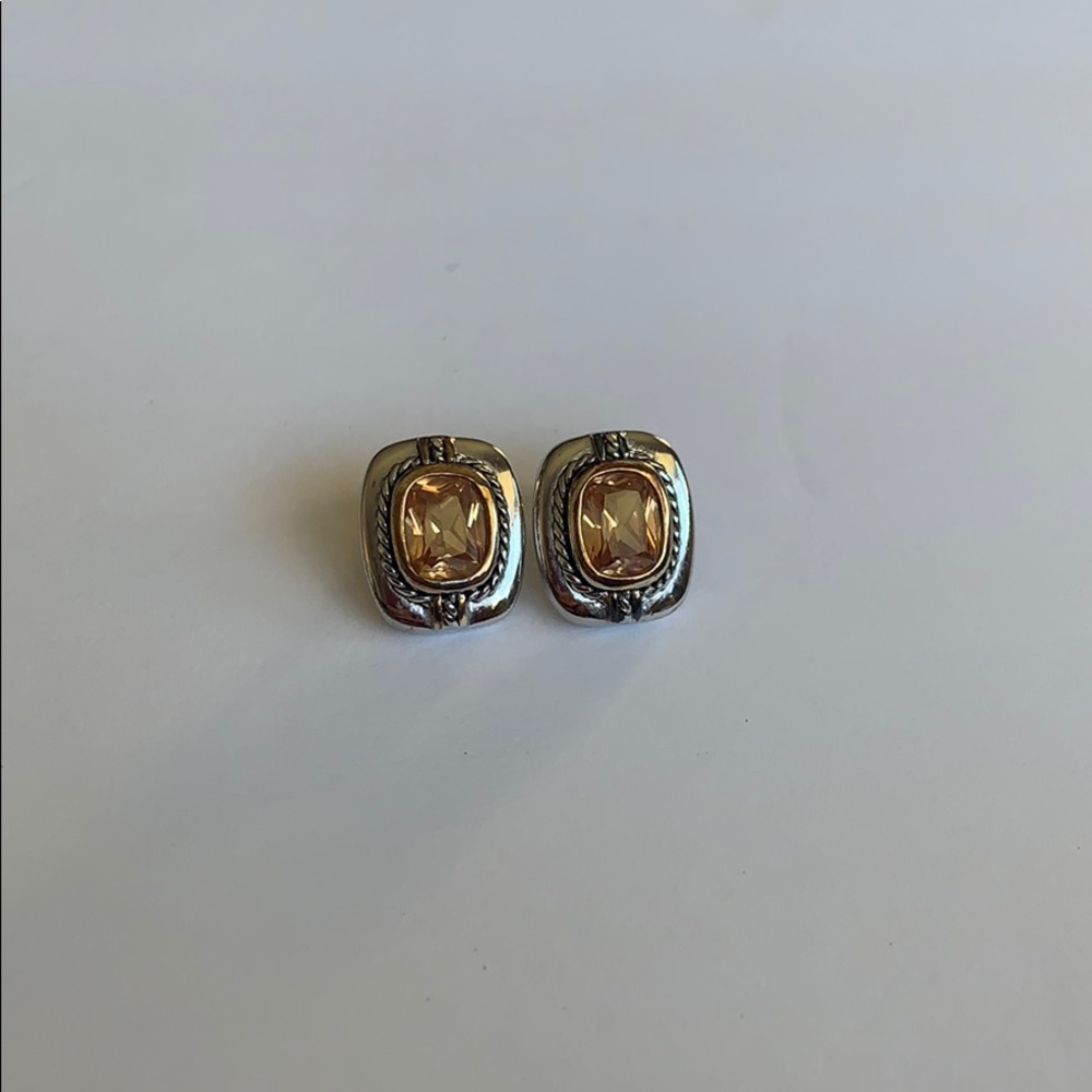Sterling silver pierced earrings